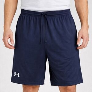 Under Armour Loose Fit Athletic Shorts Navy Blue Men's XL Workout Gym Training
